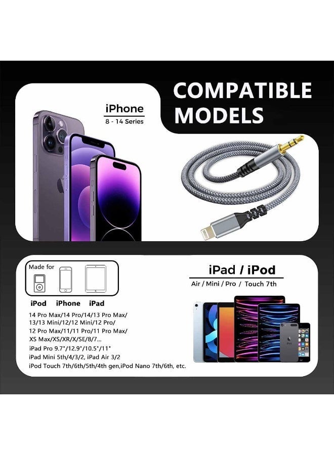majentik Audio Cable Lightning To 3.5mm - CC-002L - Image 5